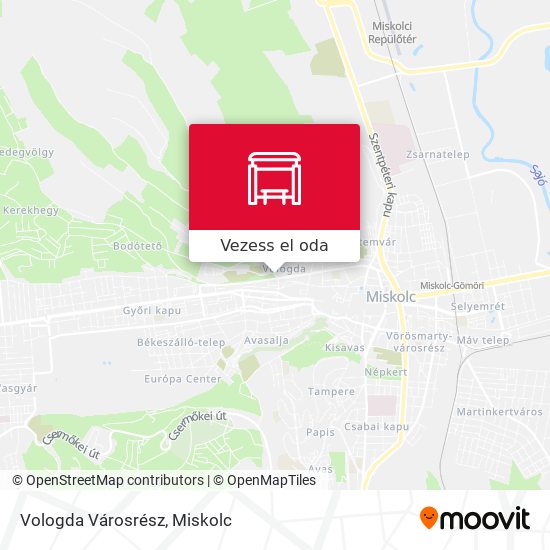 Vologda Városrész térkép