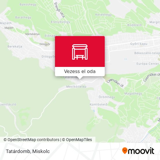 Tatárdomb térkép