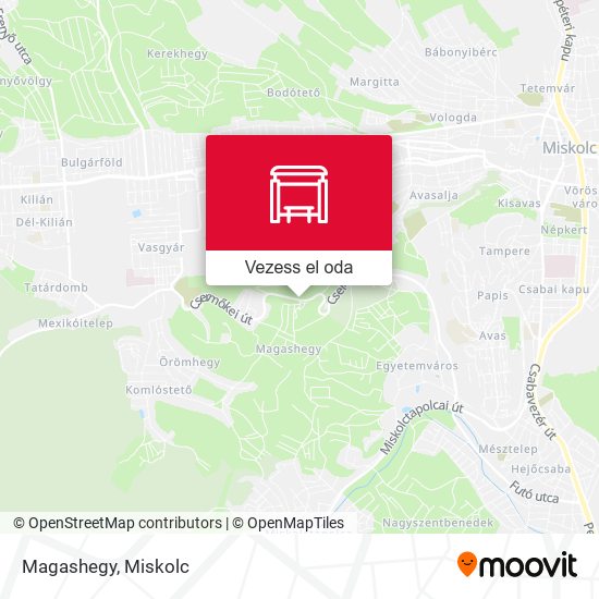 Magashegy térkép