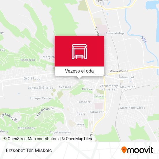 Erzsébet Tér térkép