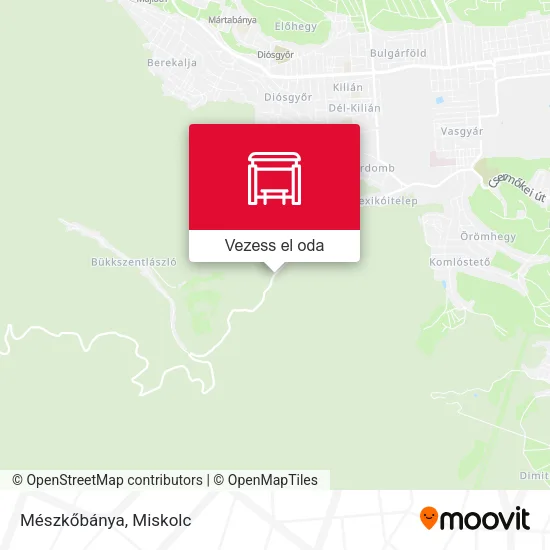Mészkőbánya térkép