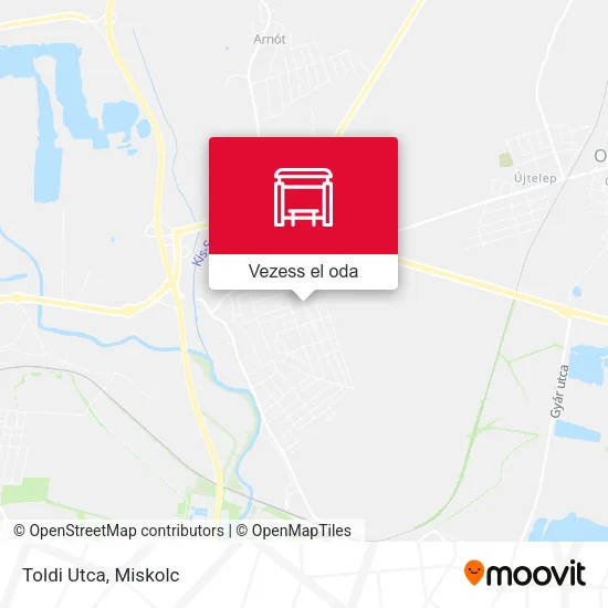 Toldi Utca térkép
