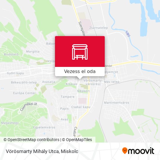 Vörösmarty Mihály Utca térkép