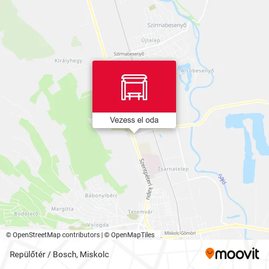 Repülőtér / Bosch térkép