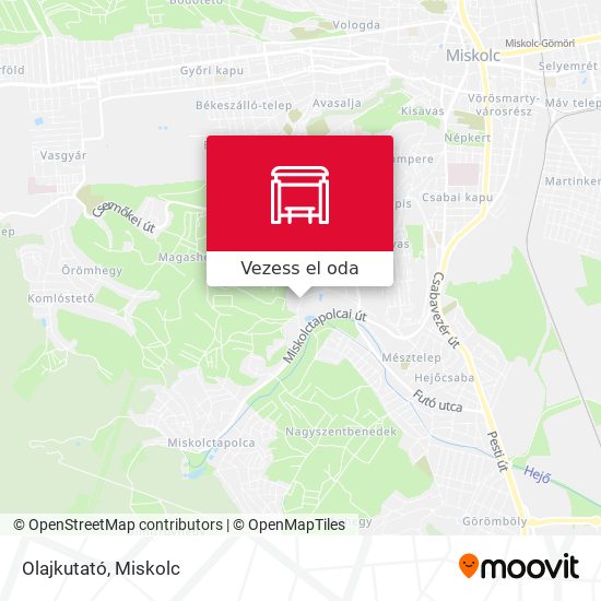 Olajkutató térkép