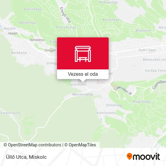 Üllő Utca térkép
