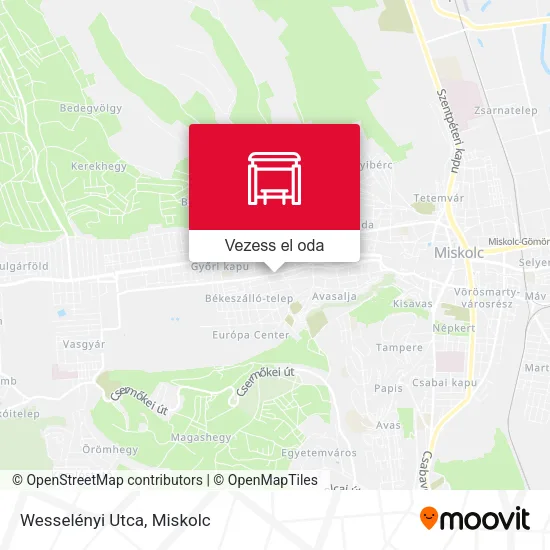 Wesselényi Utca térkép