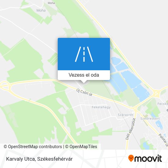 Karvaly Utca térkép