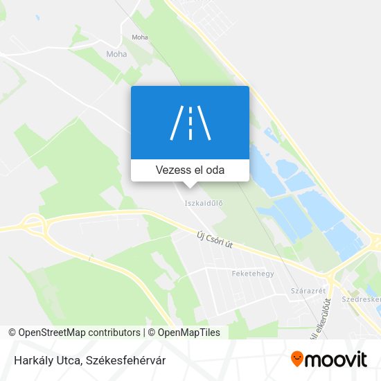 Harkály Utca térkép
