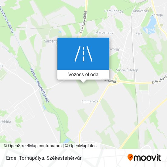 Erdei Tornapálya térkép