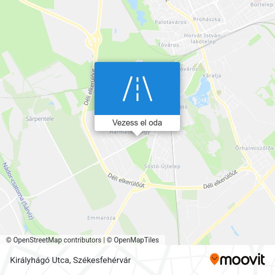 Királyhágó Utca térkép