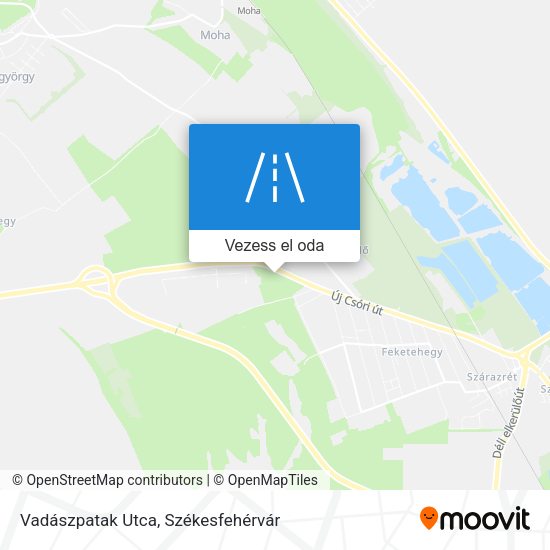 Vadászpatak Utca térkép
