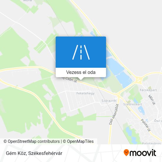 Gém Köz térkép