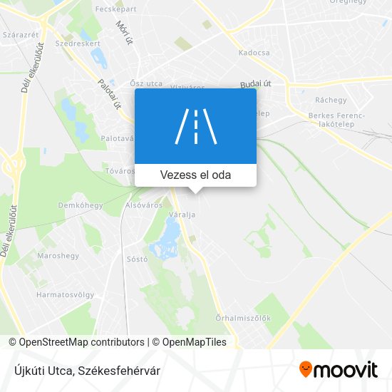Újkúti Utca térkép
