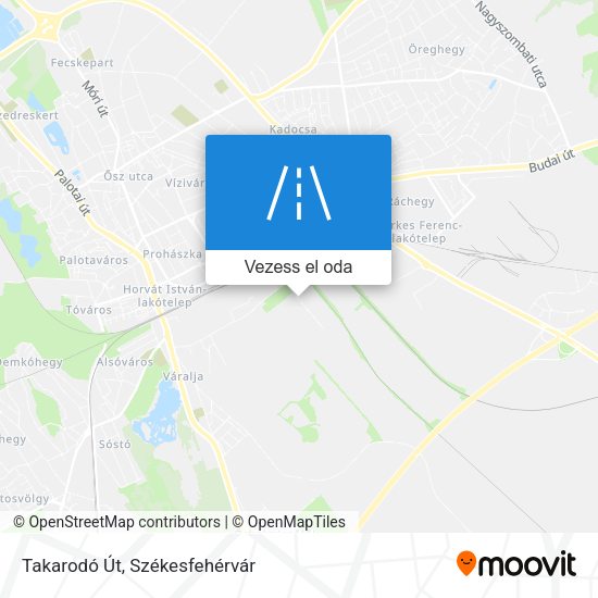 Takarodó Út térkép