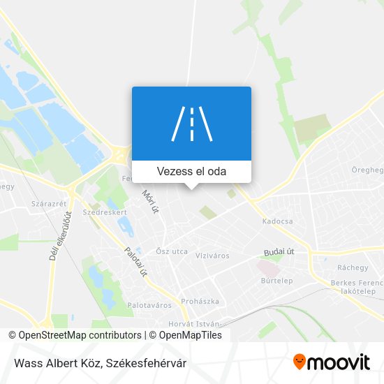 Wass Albert Köz térkép