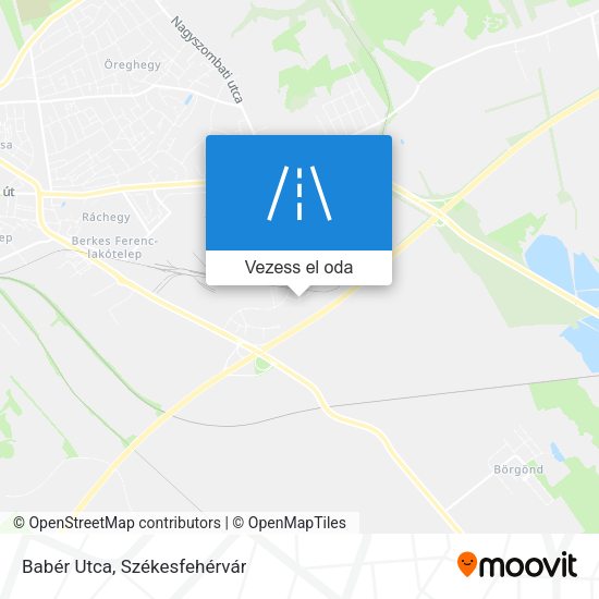 Babér Utca térkép