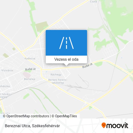Bereznai Utca térkép