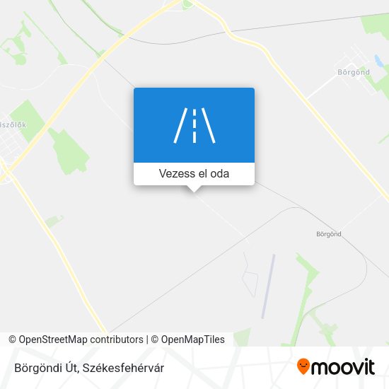 Börgöndi Út térkép
