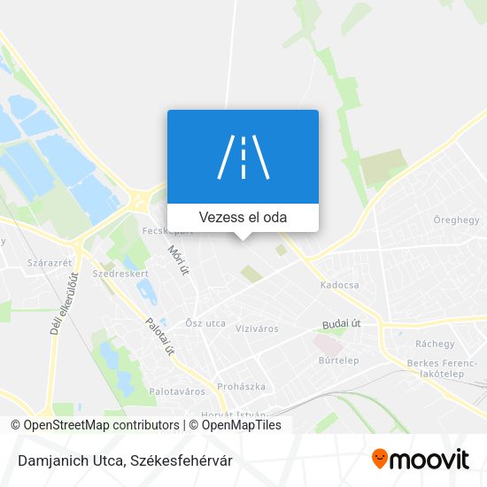Damjanich Utca térkép