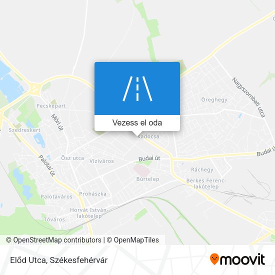 Előd Utca térkép