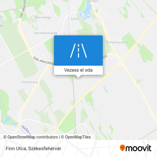 Finn Utca térkép