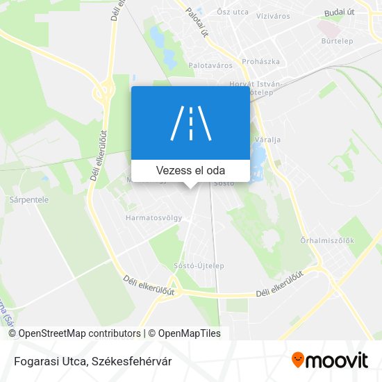 Fogarasi Utca térkép