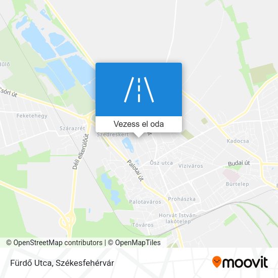 Fürdő Utca térkép