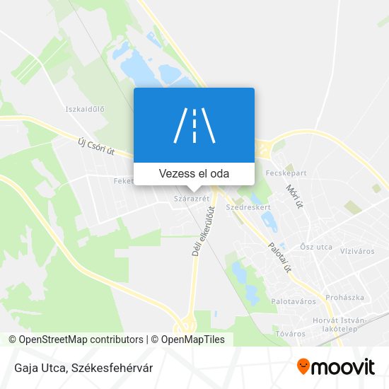 Gaja Utca térkép