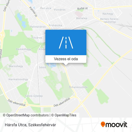 Hársfa Utca térkép