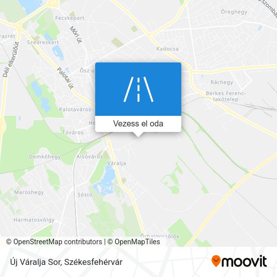 Új Váralja Sor térkép