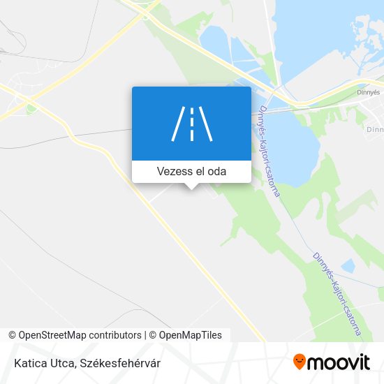 Katica Utca térkép