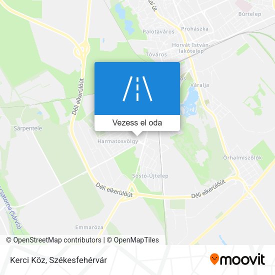 Kerci Köz térkép