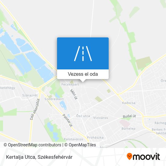 Kertalja Utca térkép