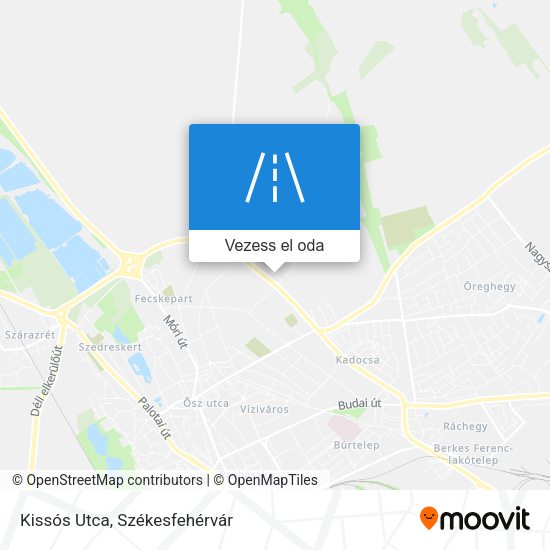 Kissós Utca térkép