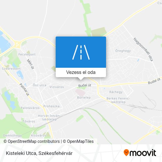Kisteleki Utca térkép