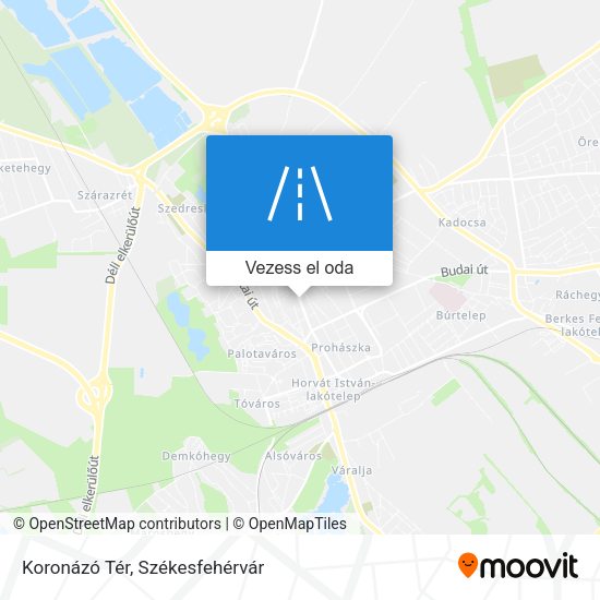 Koronázó Tér térkép