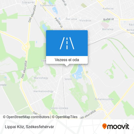 Lippai Köz térkép