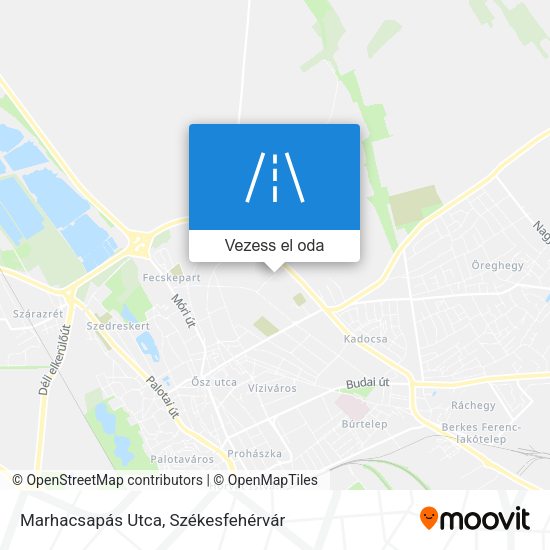 Marhacsapás Utca térkép
