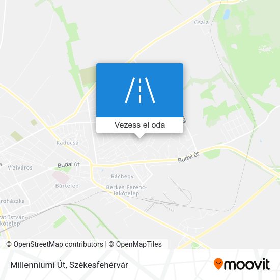Millenniumi Út térkép