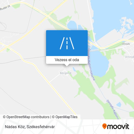 Nádas Köz térkép