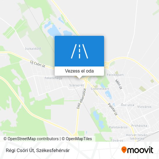 Régi Csóri Út térkép