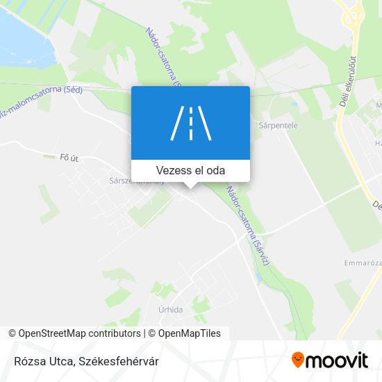 Rózsa Utca térkép