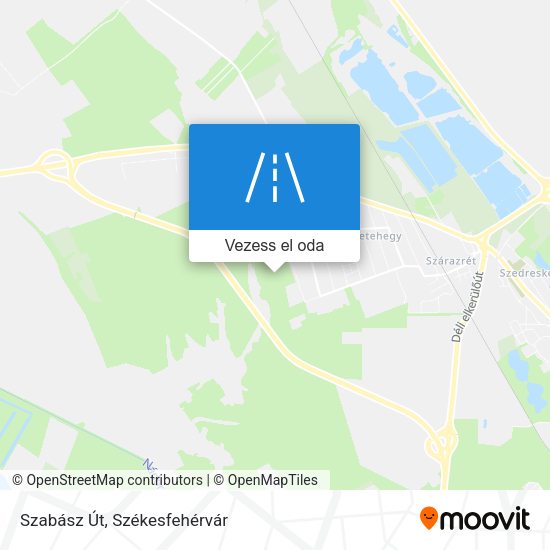 Szabász Út térkép