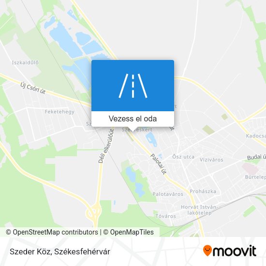 Szeder Köz térkép
