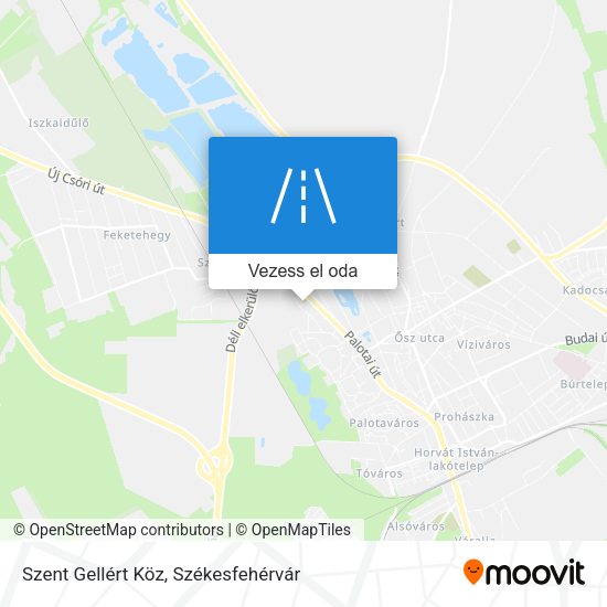 Szent Gellért Köz térkép