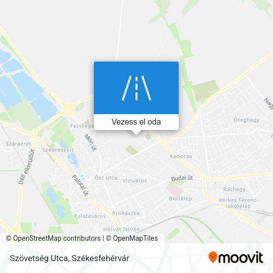 Szövetség Utca térkép