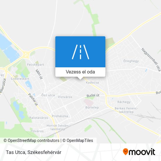 Tas Utca térkép