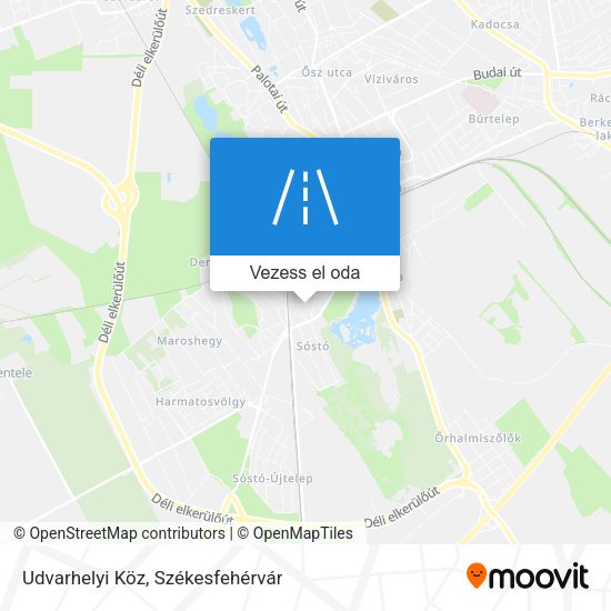 Udvarhelyi Köz térkép