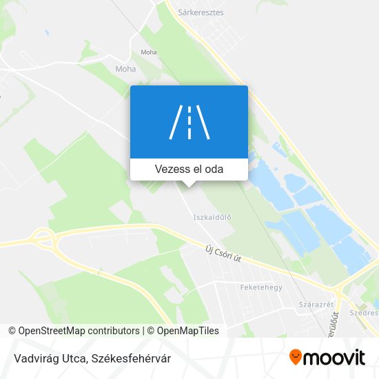 Vadvirág Utca térkép